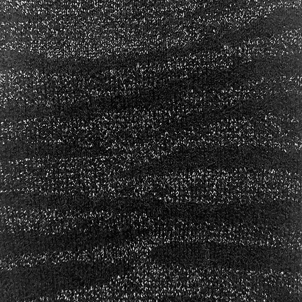 WILD Metallic Knit Dog Sweater in Black Detail by Fetch Shops