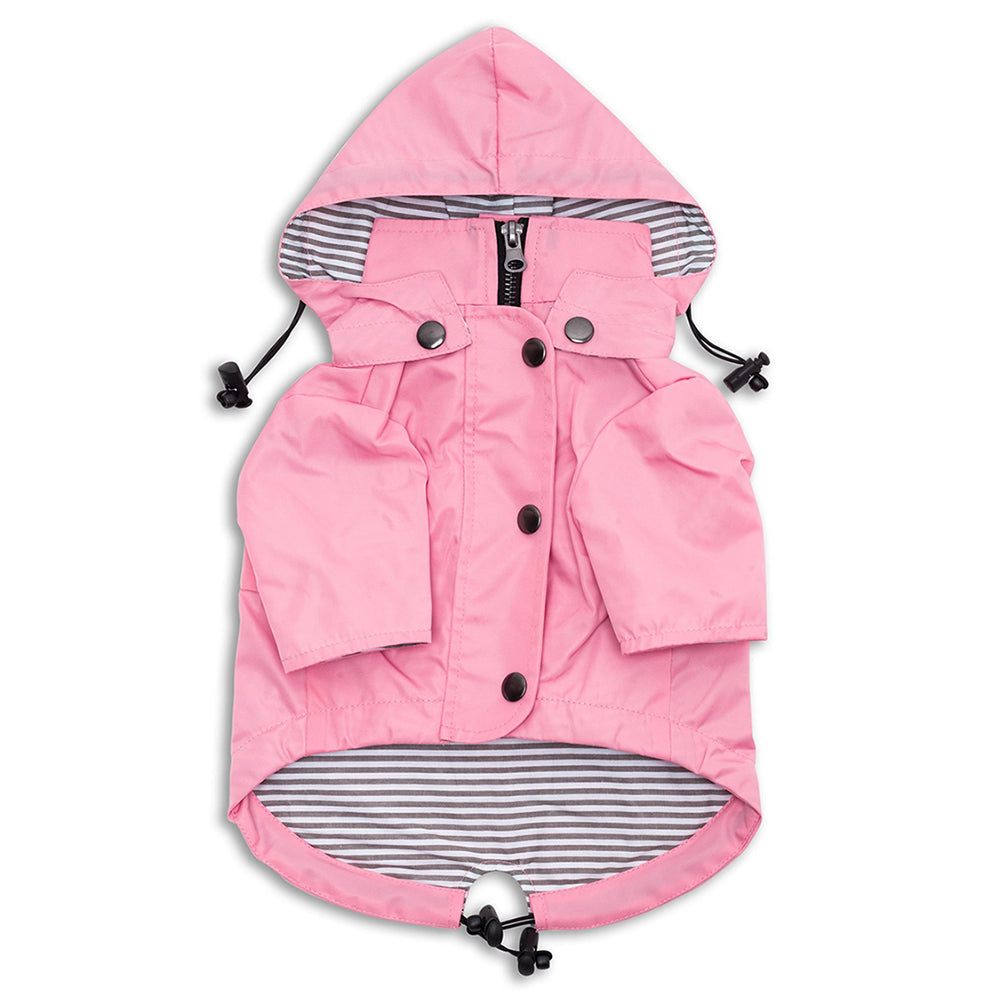 Dog Raincoat in Pink