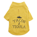 Tacos & Tequilla Graphic Dog Tee
