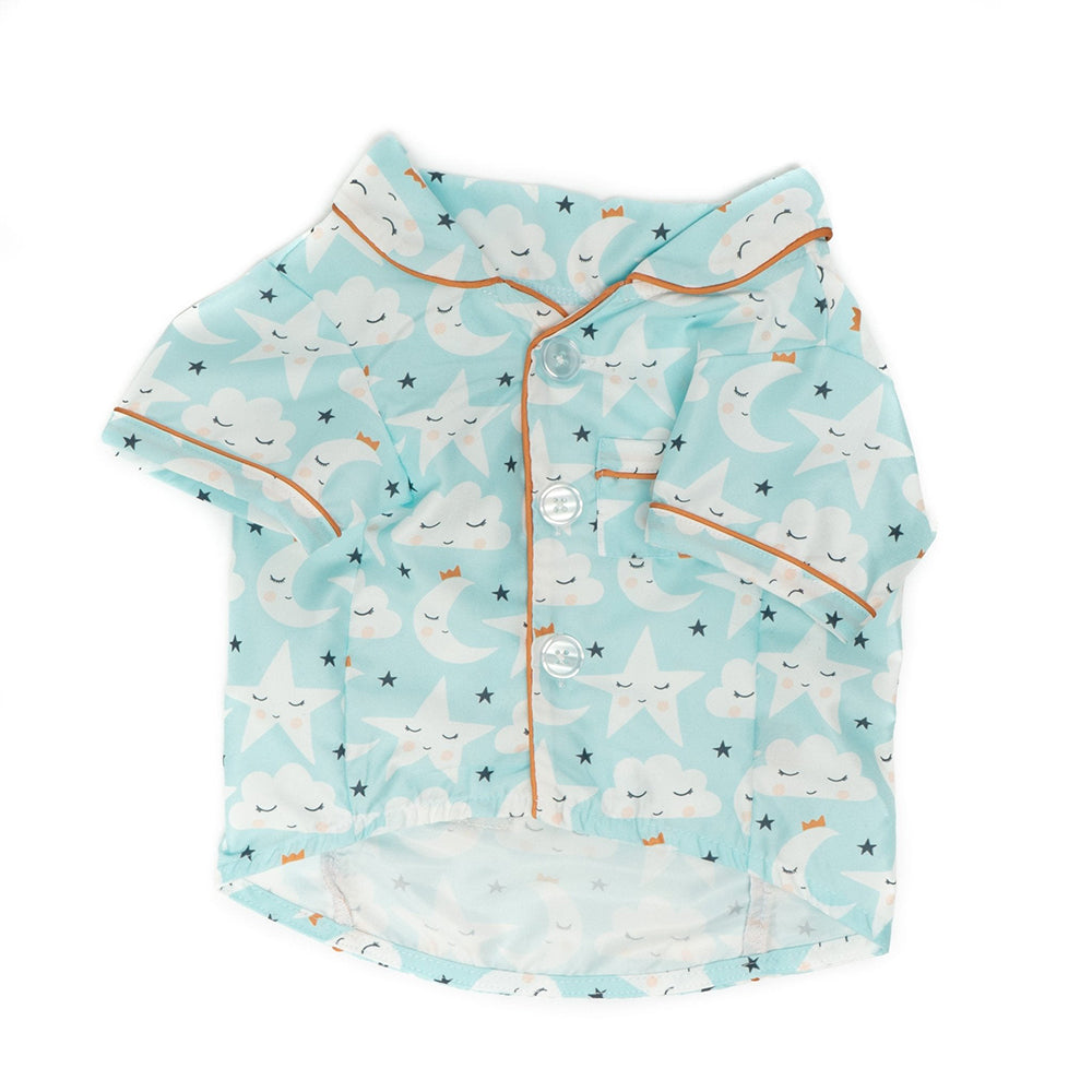 The Sweet Dreams Dog Pajama Top Front by Fetch Shops
