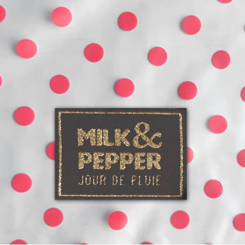 Milk & Pepper Pioggia Transparent Dog Raincoat Detail by Fetch Shops