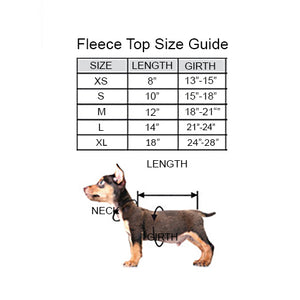 Sherpa Fleece Size Guide XS-XL