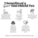 Goldpaw Sun Shield Tee Size Chart by Fetch Shops
