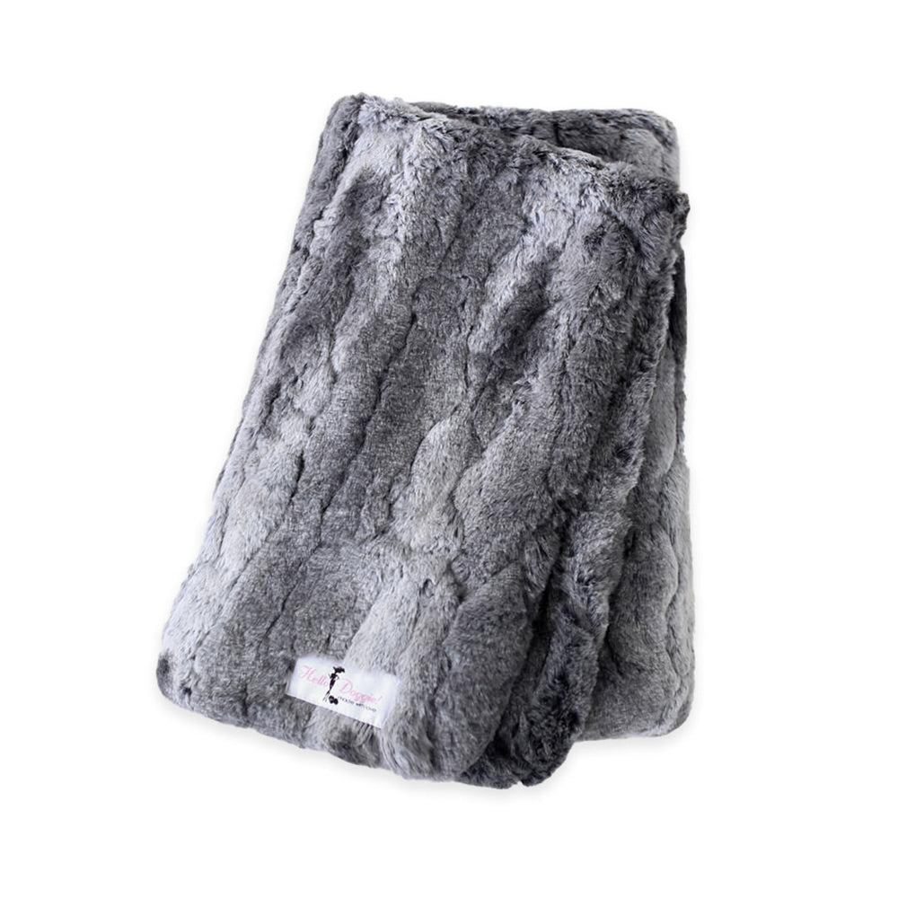 Deluxe Dog Blanket in Granite Faux Fur (Custom Drop Ship)