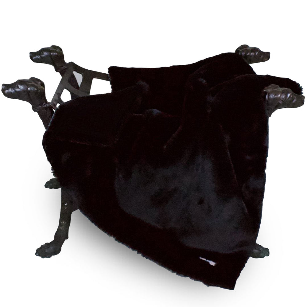 Divine Plus Dog Blanket in Black (Custom Drop Ship)