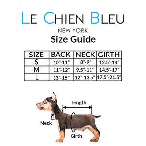 Le Chien Bleu Size Guide by Fetch Shops