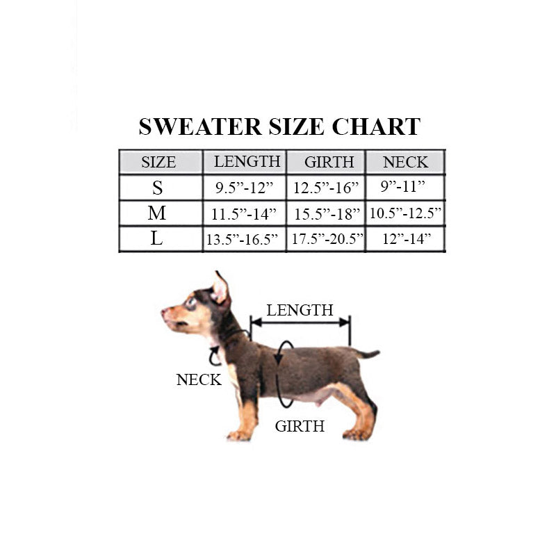 Dogo Dog Sweater Guide by Fetch Shops