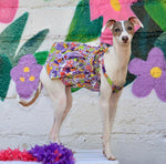 Aloha Purple Hawaiian Dog Dress Front by Fetch Shops