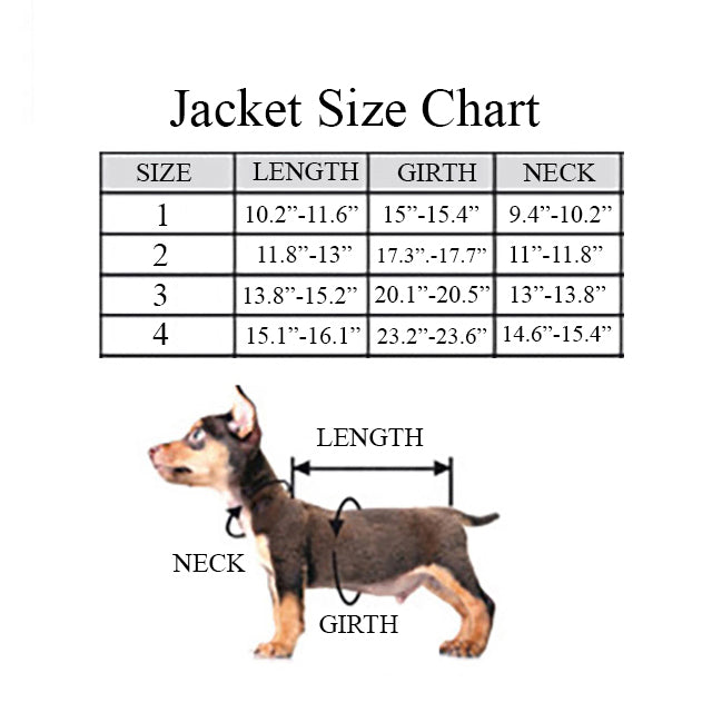 Fuzzyard Jacket Size Guide by Fetch Shops