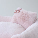 The Divine Dog Bed in Blush Detail by Fetch Shops