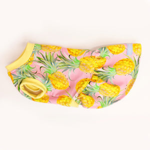 
                
                    Load image into Gallery viewer, Le Chien Bleu Pineapple Dog Sundress Side by Fetch Shops
                
            
