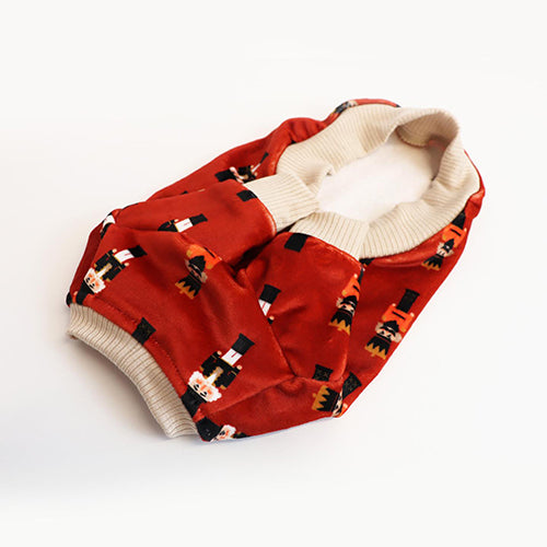 
                
                    Load image into Gallery viewer, Nutcraker Long Sleeve Holiday Dog Top Front by Fetch Shops
                
            