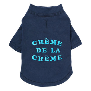Creme De La Creme Graphic Dog Tee by Fetch Shops