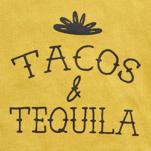 Tacos & Tequilla Graphic Dog Tee Detail by Fetch Shops