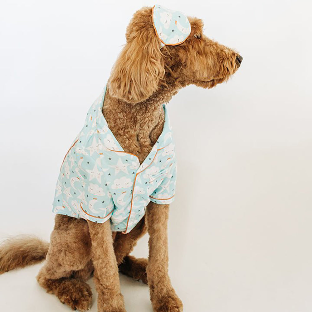 The Sweet Dreams Dog Pajama on Model by Fetch Shops