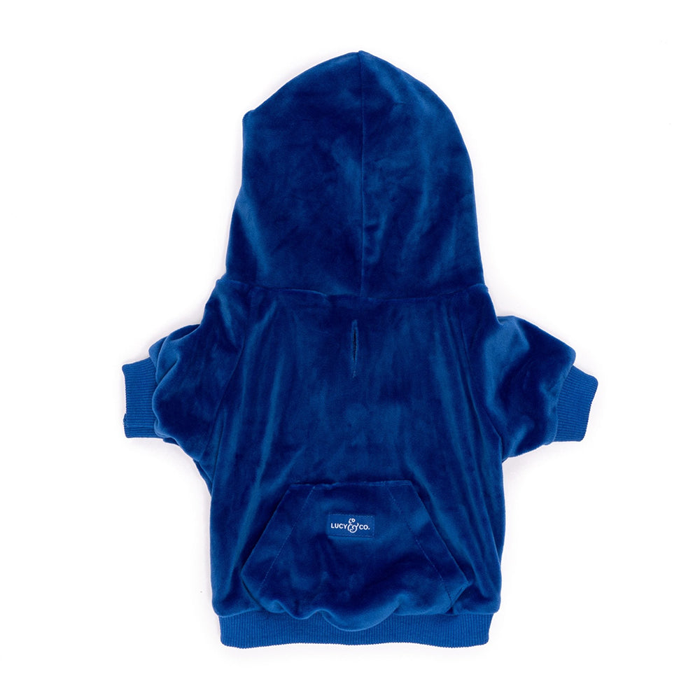 The Y2K Indie Velour Dog Hoodie by Fetch Shops