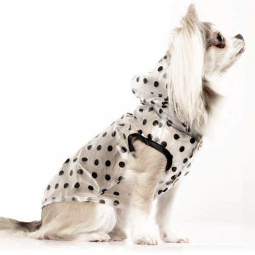 
                
                    Load image into Gallery viewer, Portofino Transparent Dog Raincoat
                
            