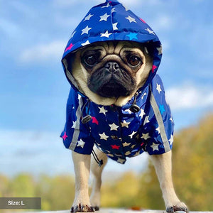 
                
                    Load image into Gallery viewer, All Star Reflective Dog Raincoat
                
            