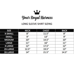 Your Royal Harness Size Chart by Fetch Shops