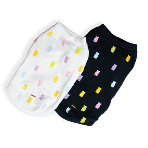 Yummy Bear Crewneck Top in White or Black by Fetch Shops